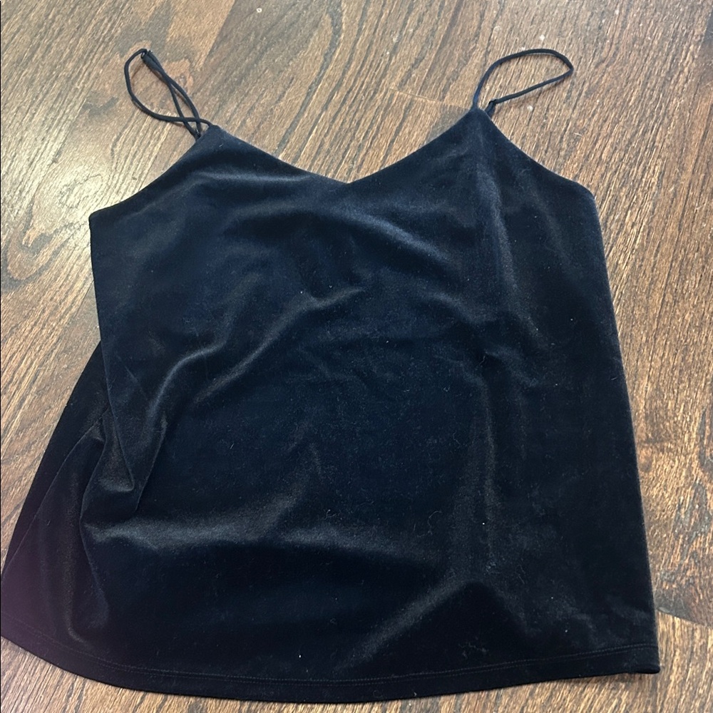 a new day Black Velvet Camisole